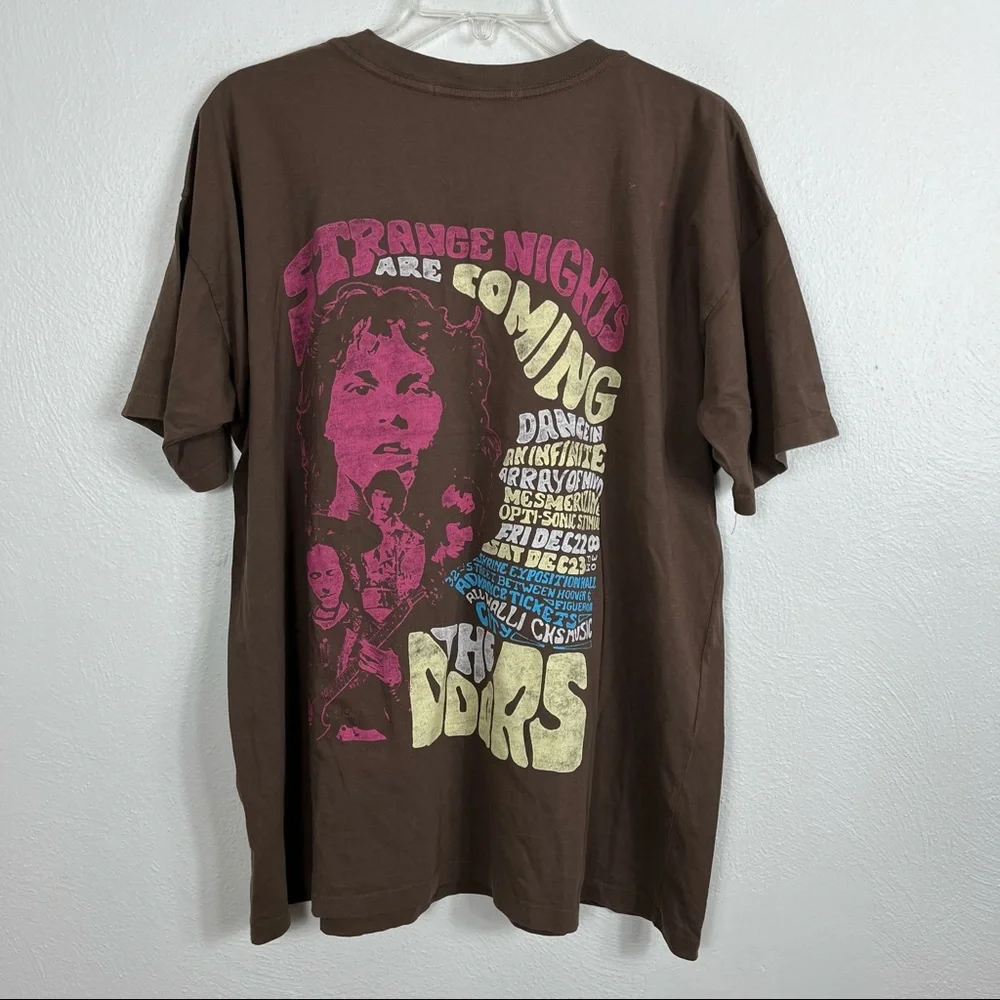 Daydreamer The Doors Strange Nights Are Coming Oversized Slouchy Merch Tee - Picture 8 of 11
